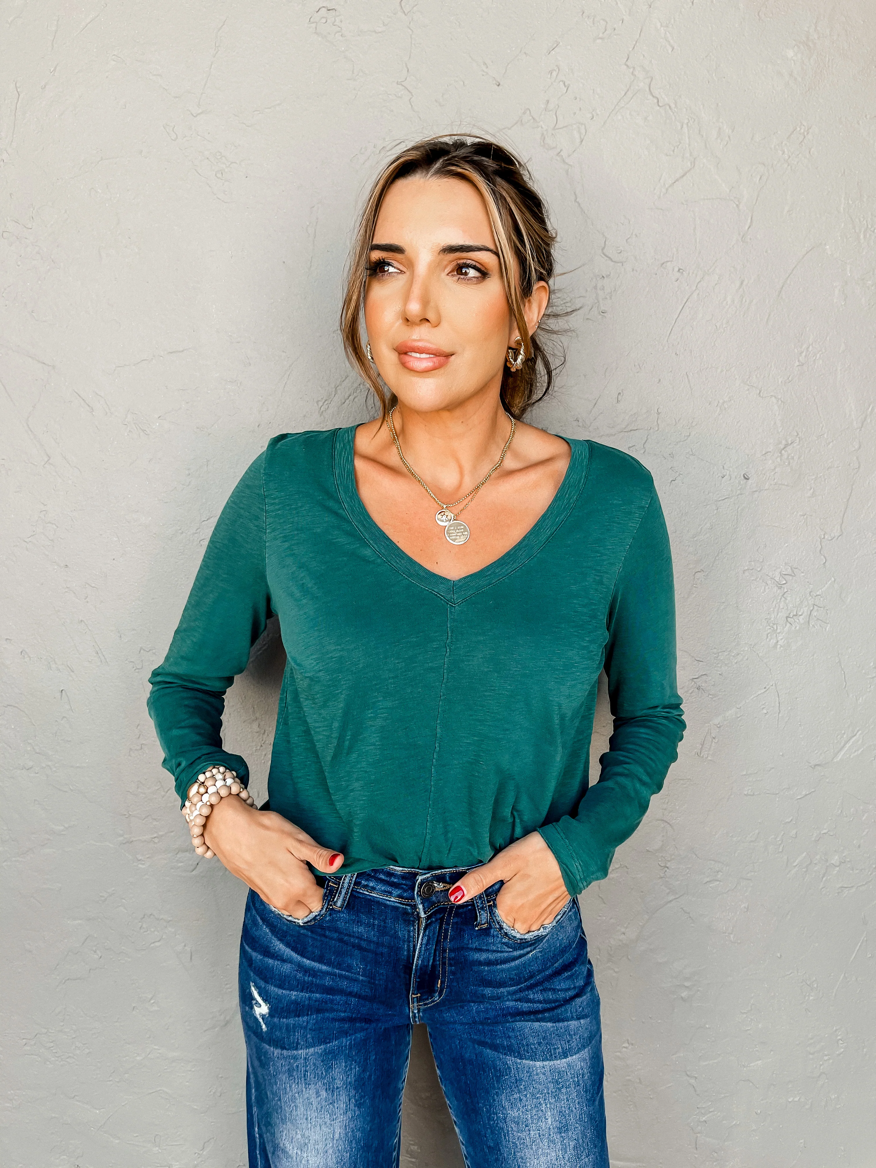 [Z Supply] Dream Slub Long Sleeve Tee-Abyss