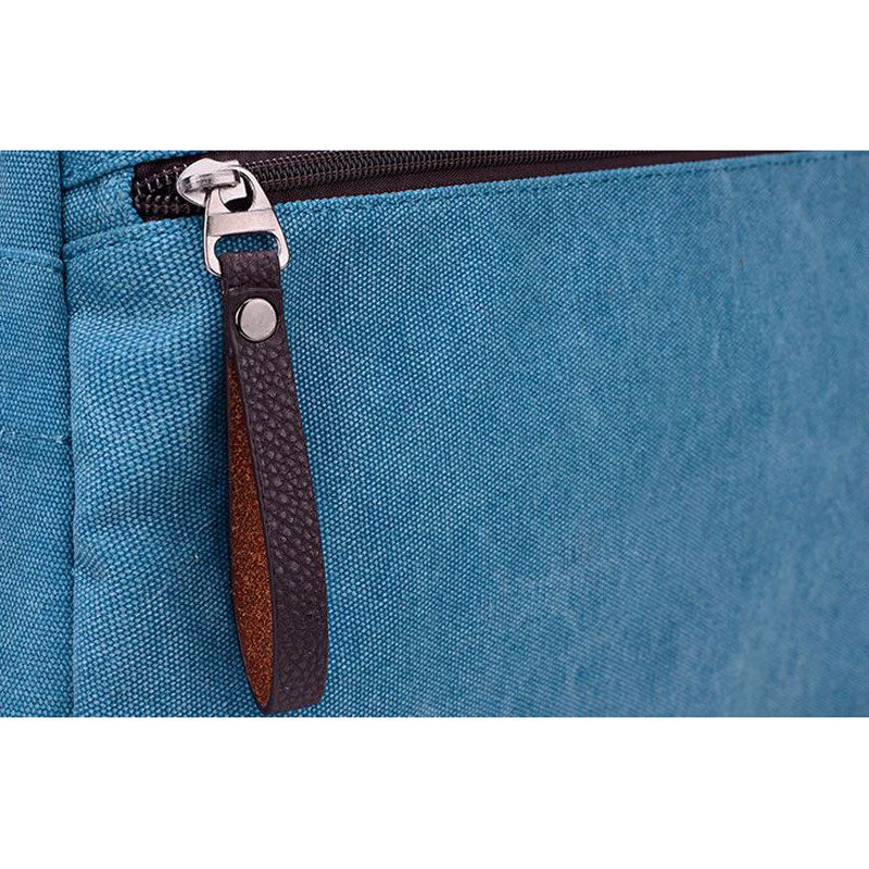 Unisex Canvas Multiple-pockets Shoulder Bag Handbags Travel Totes Purses