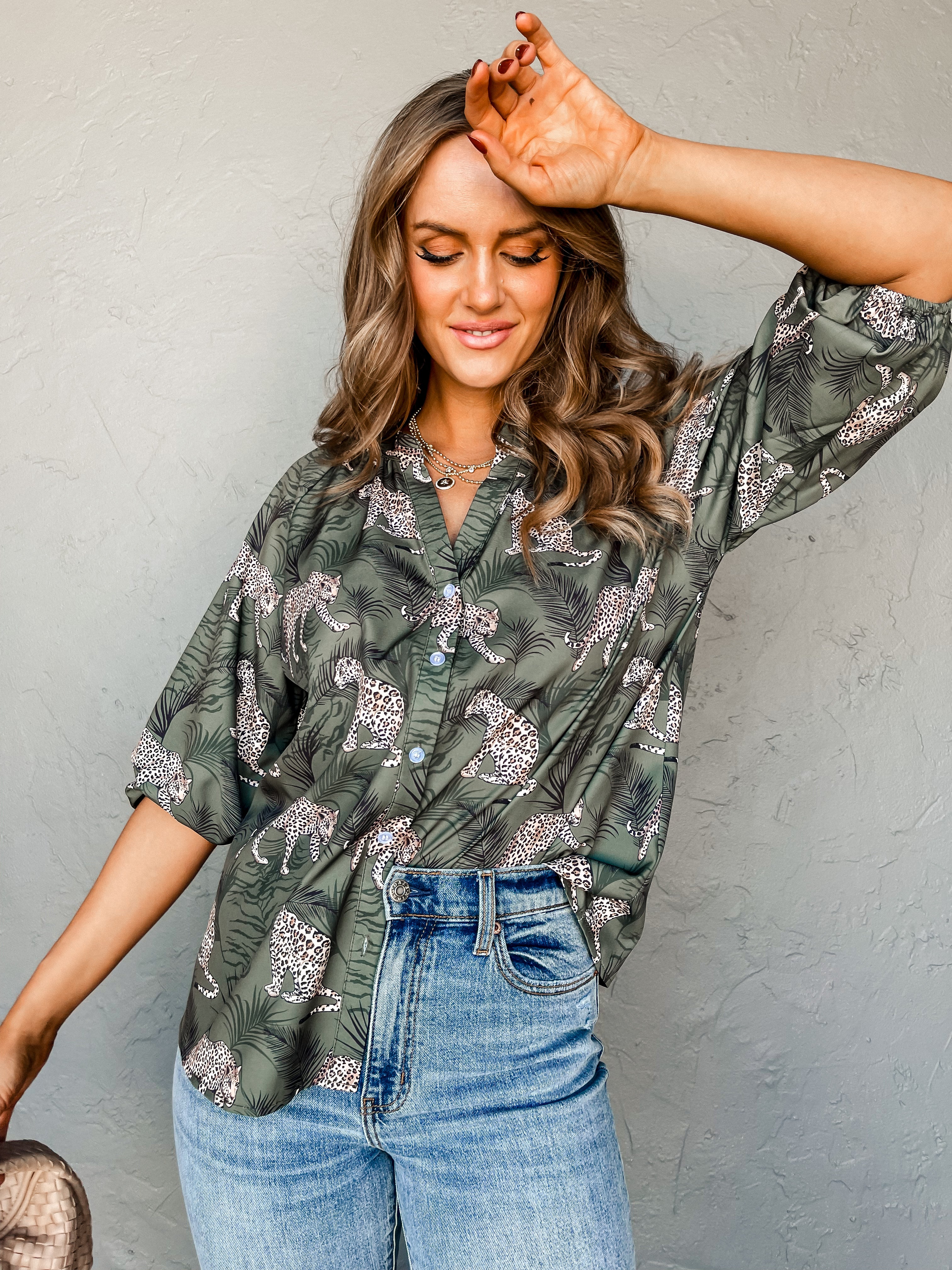 My Own Rules Animal Print Top