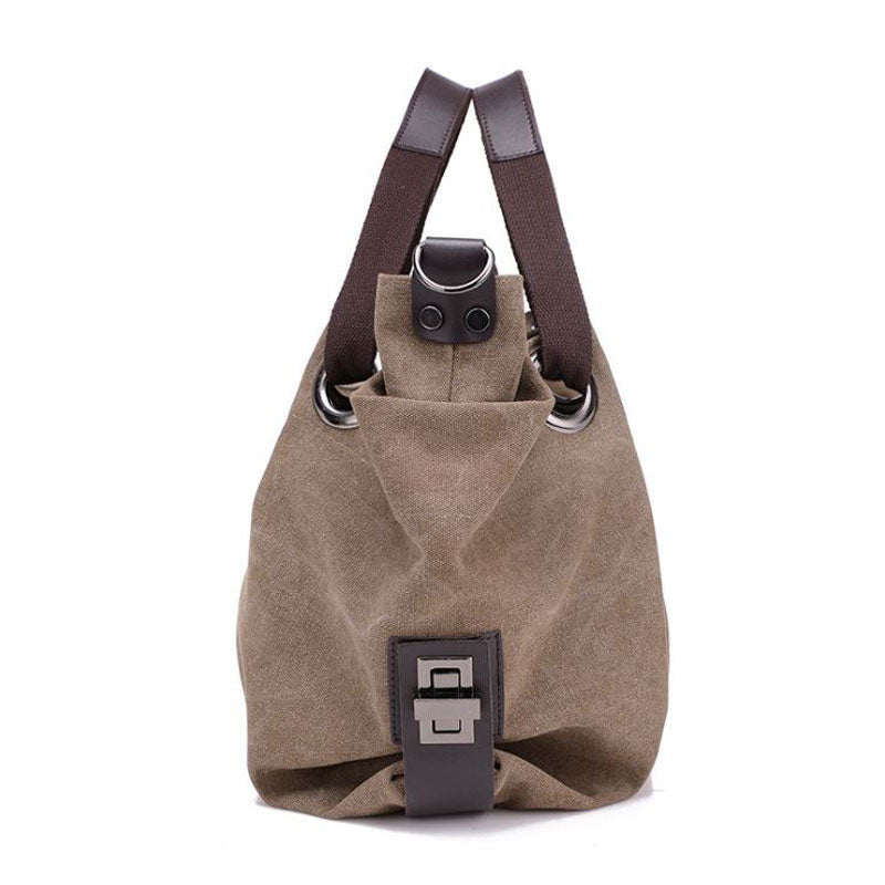 Women's Canvas Hobo Top-handle Bag Crossbody Shoulder Bag Tote Bag