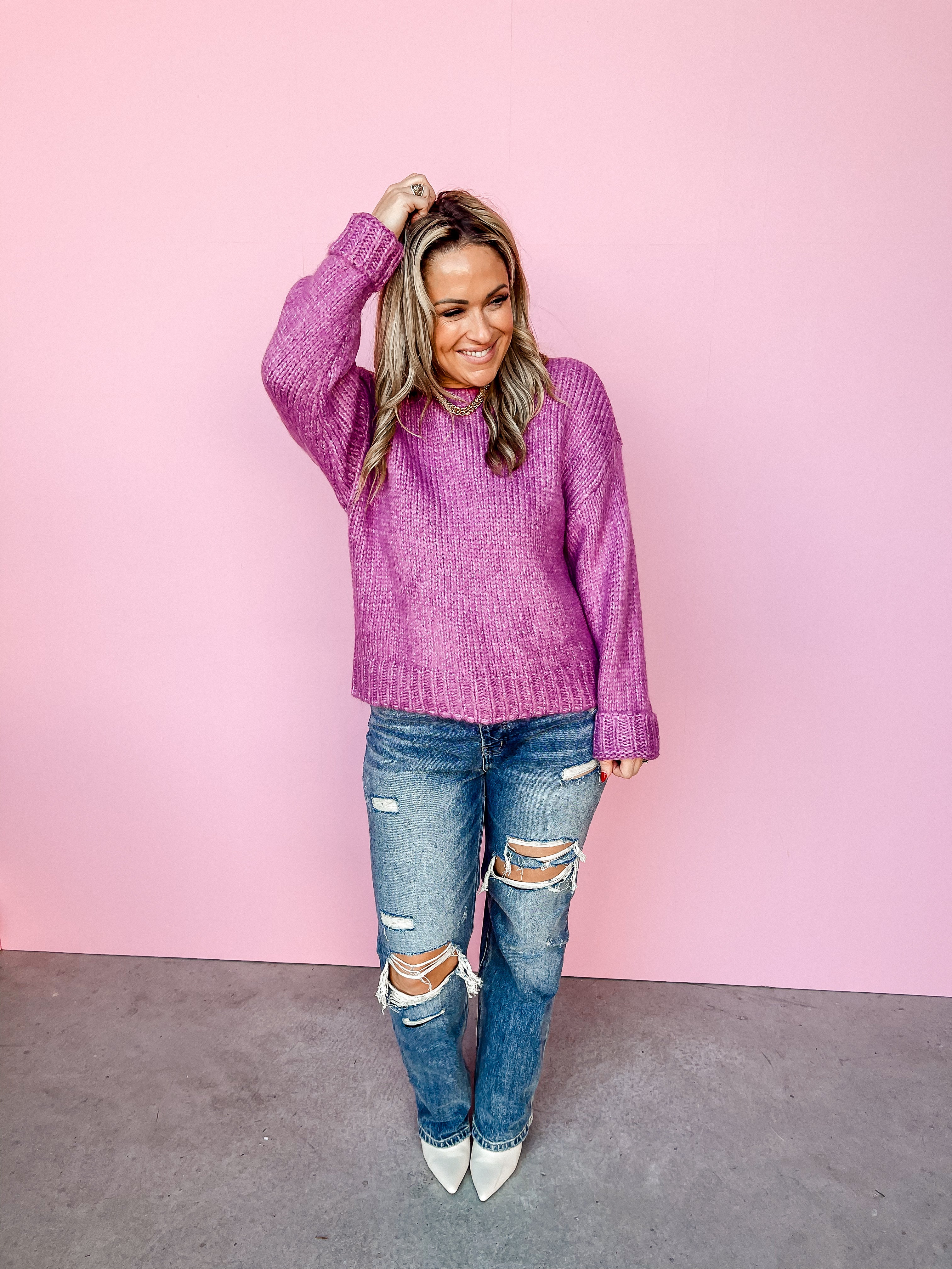 [Z Supply] Etoile Sweater-Azalea