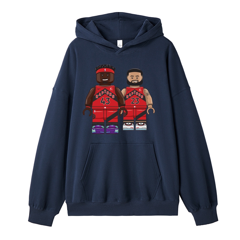 Toronto Basketball Hoodie Men's Professional Basketball Team Hoodie Cotton Hoodie