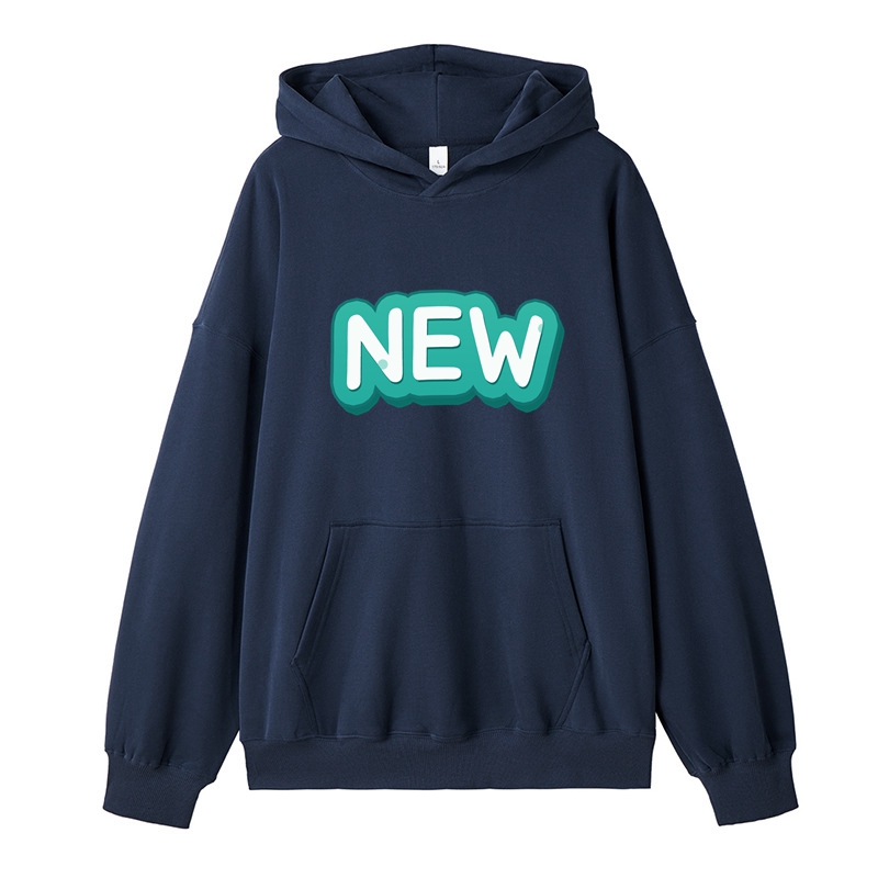 Men's New Hoodie Word New Print Hoodie Cotton Hoodie Casual Tops