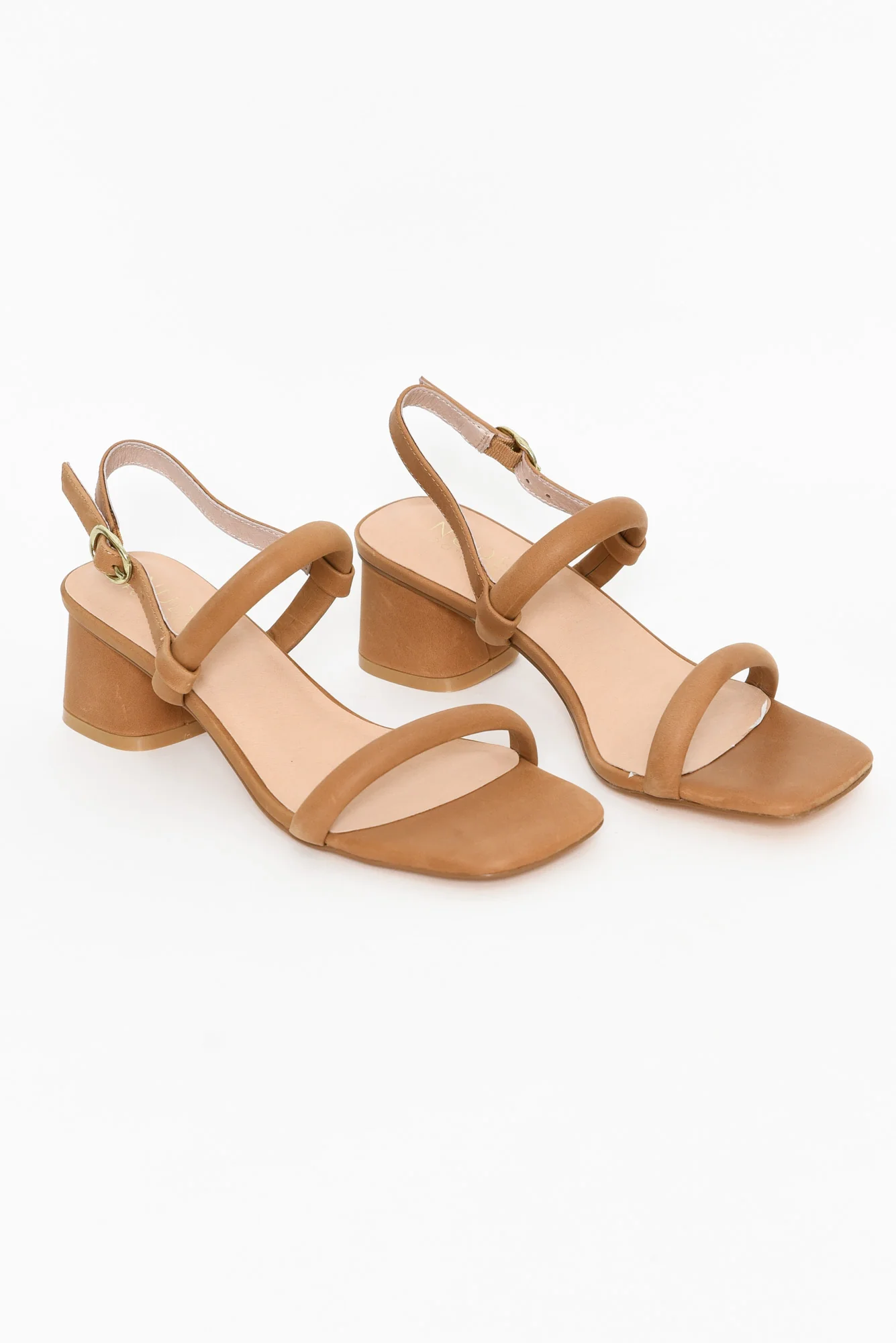 Lacee Tan Leather Heel