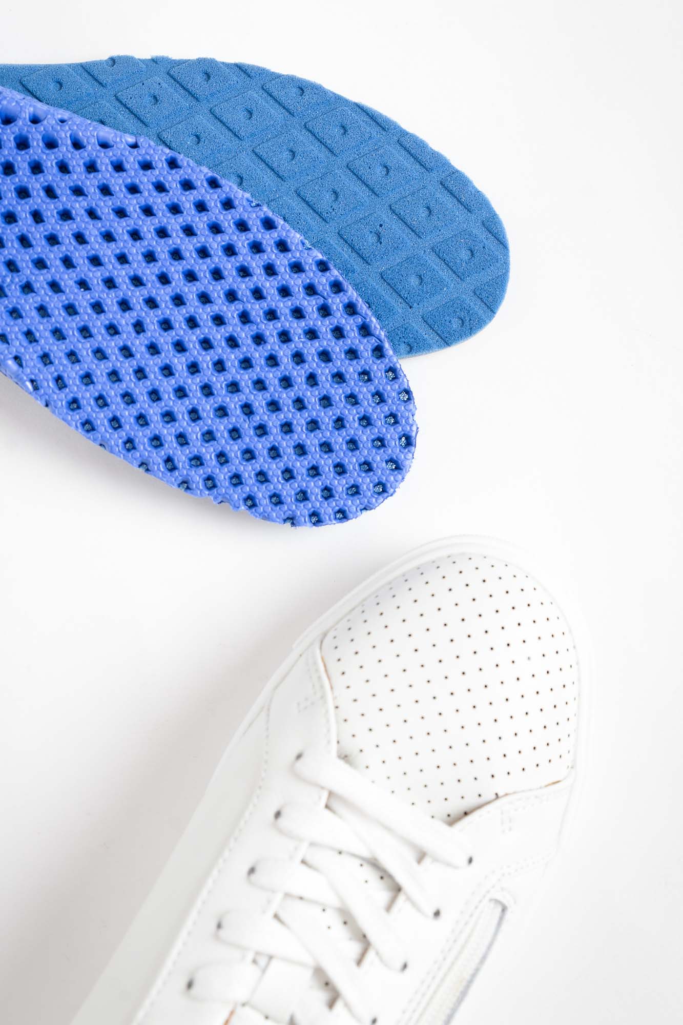 Carissa White Silver Sneaker