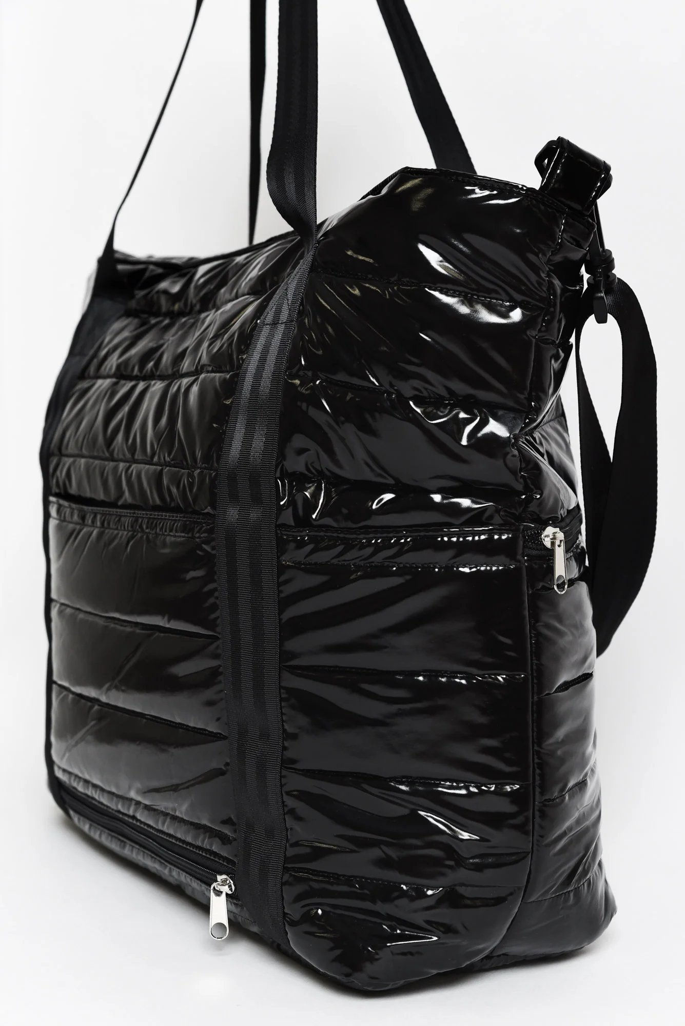 Antilla Black Puffer Tote Bag