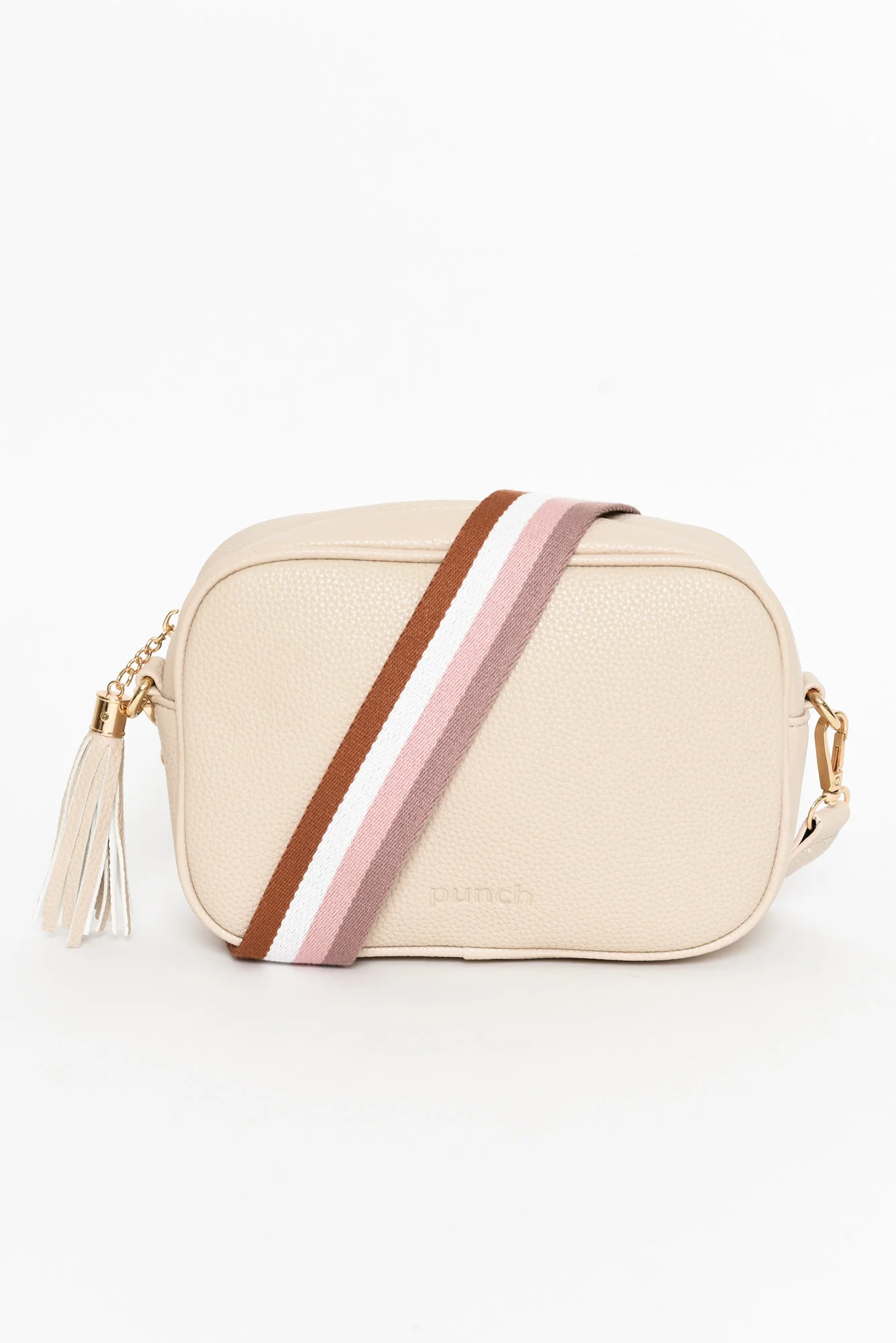 Dell Nude Crossbody Bag