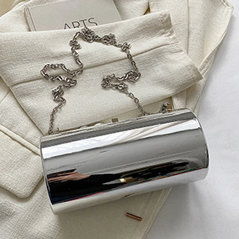 Casual Solid Patchwork Chains Bags