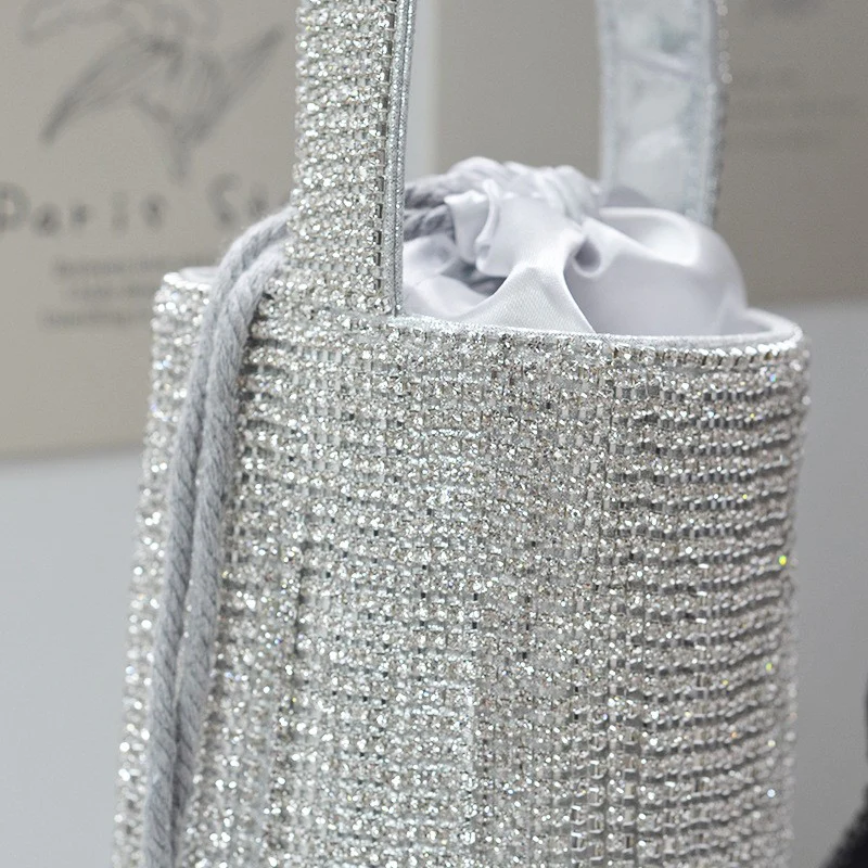 Casual Daily Party Patchwork Rhinestone Tassel Bags
