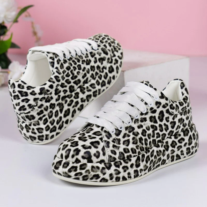 Casual Sportswear Daily Patchwork Printing Round Comfortable Out Door Sport Shoes