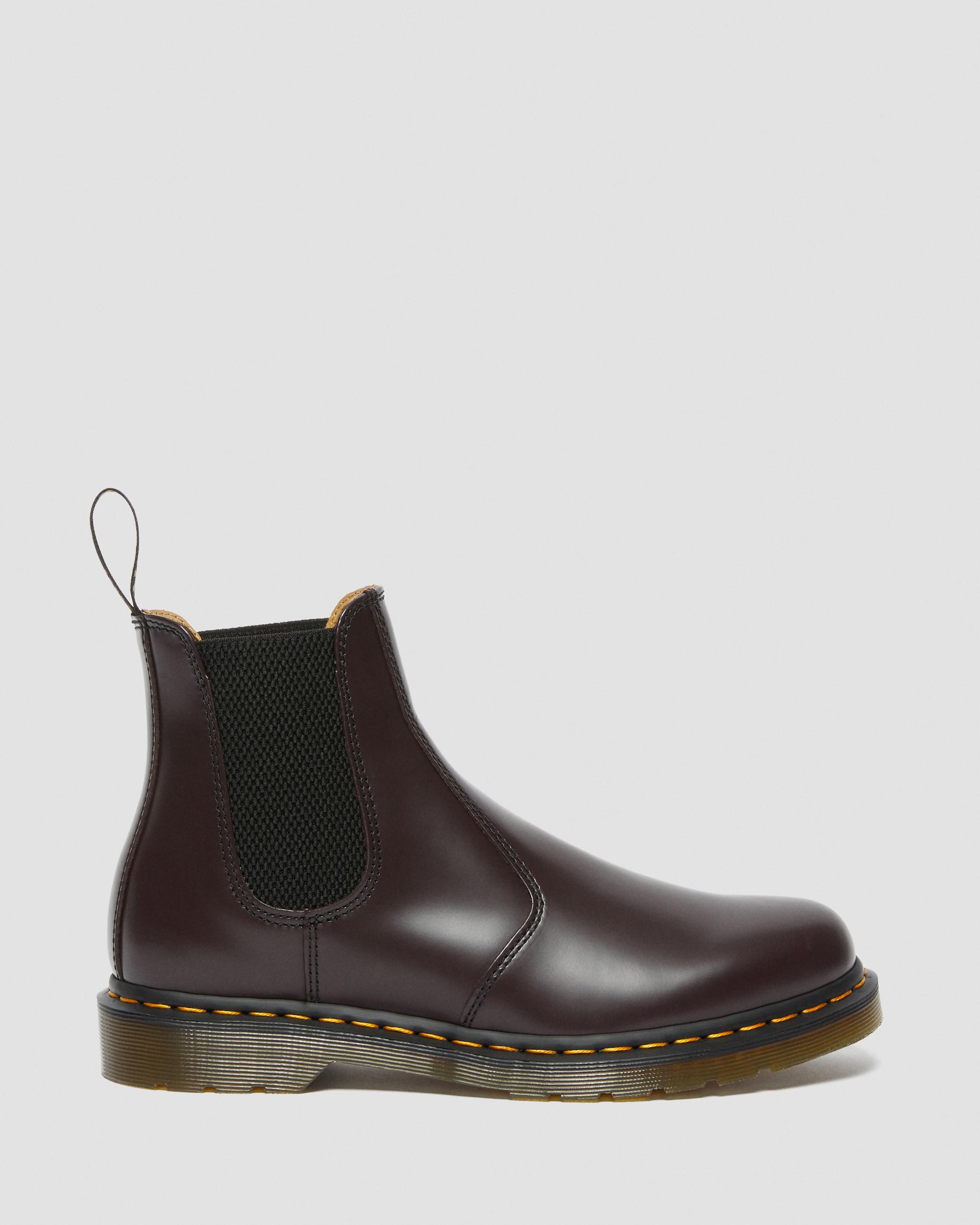 2976 Yellow Stitch Smooth Leather Chelsea Boots