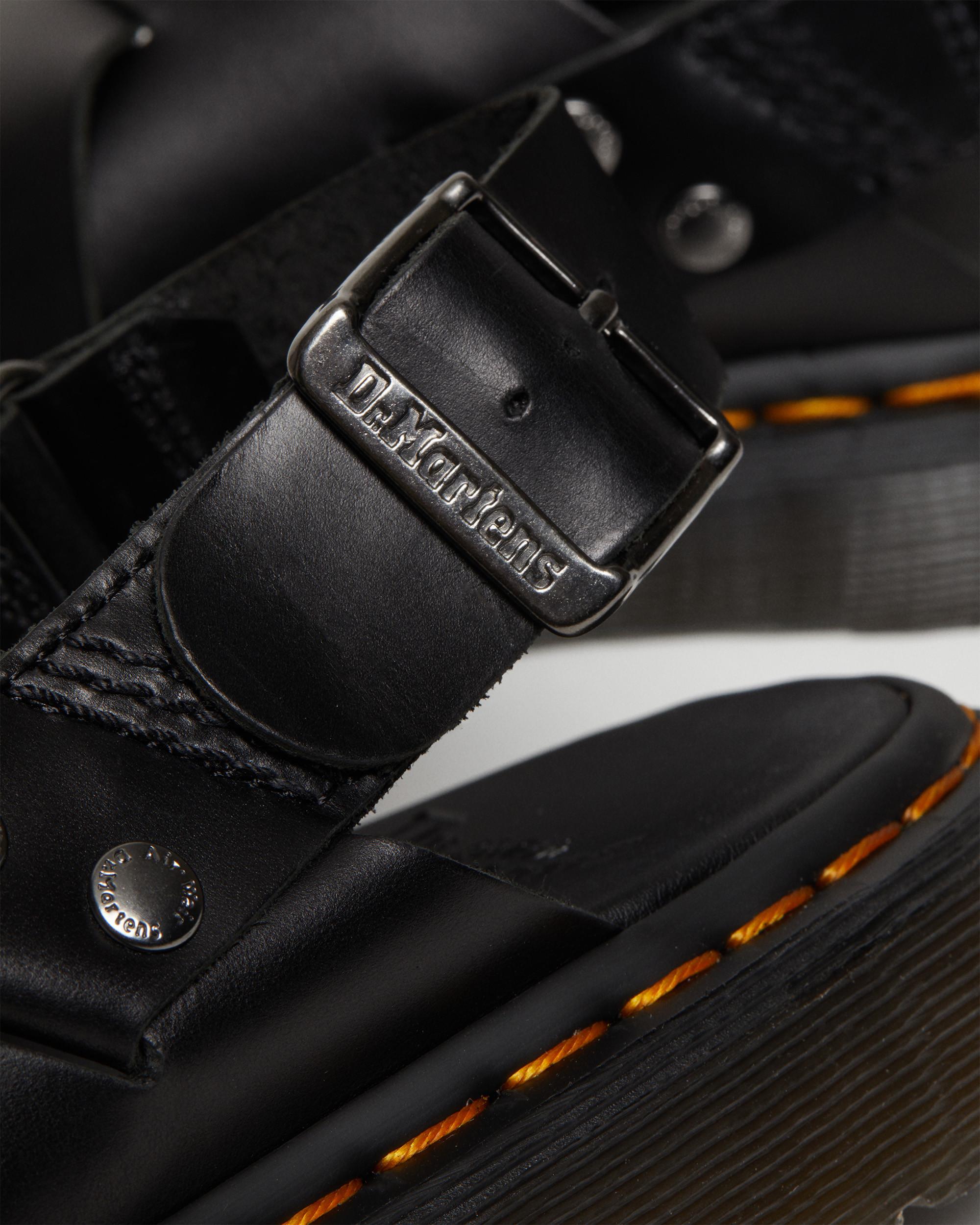 Zane Brando Leather Slingback Sandals