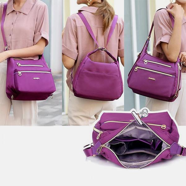 3-Ways Use Water-Resistant Crossbody Bag