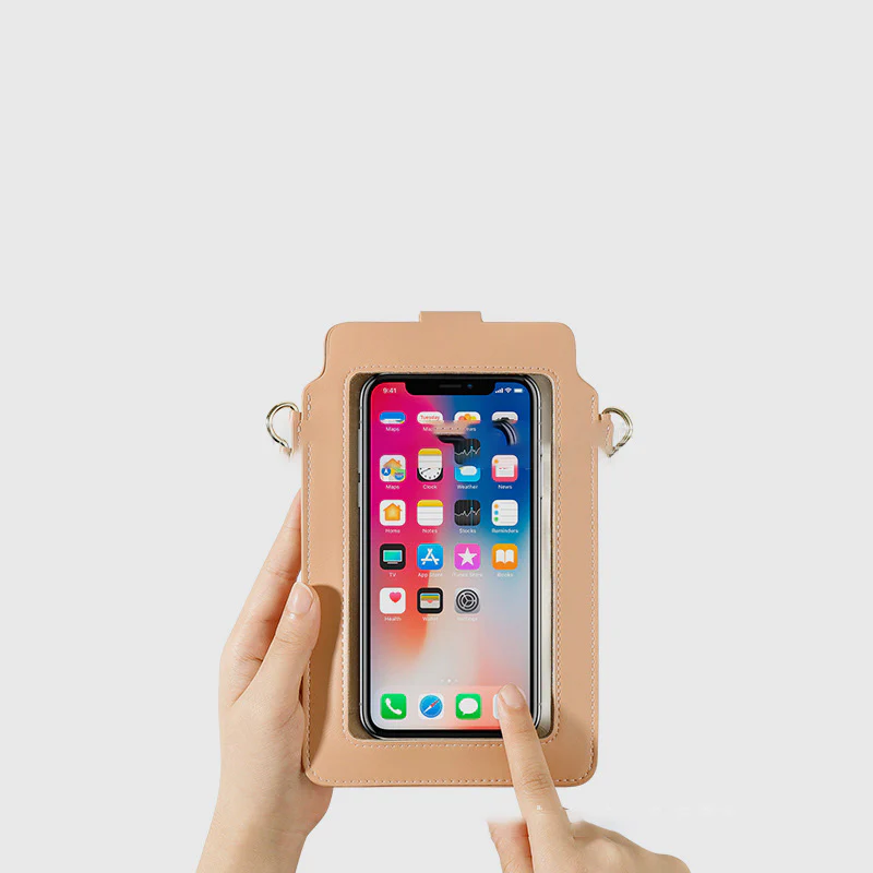 Elegant CrossbodyPhone Bag With Touch Screen