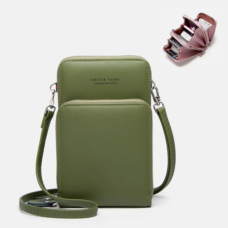 Large Capacity Multi-Slot Crossbody Phone Bag