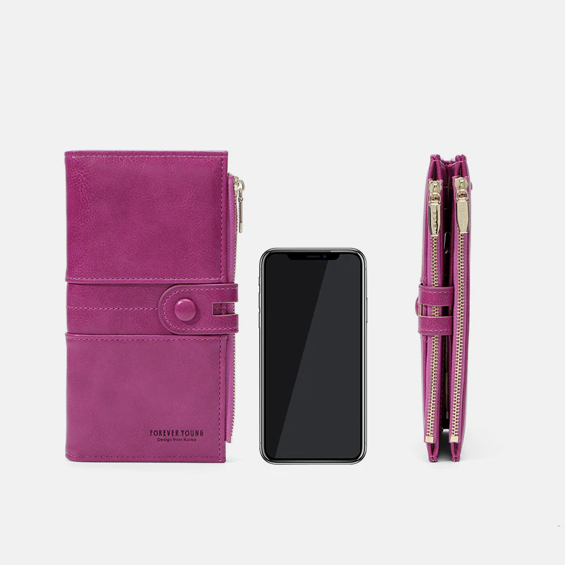 Multi-Slot Elegant Card Holder Long Wallet