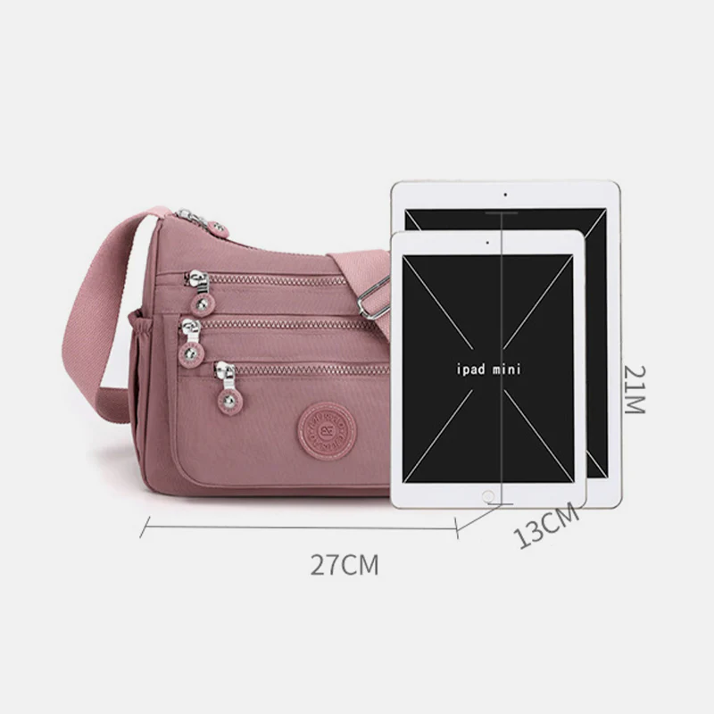 Multi-Pocket LargeCapacity Waterproof Casual CrossbodyBag