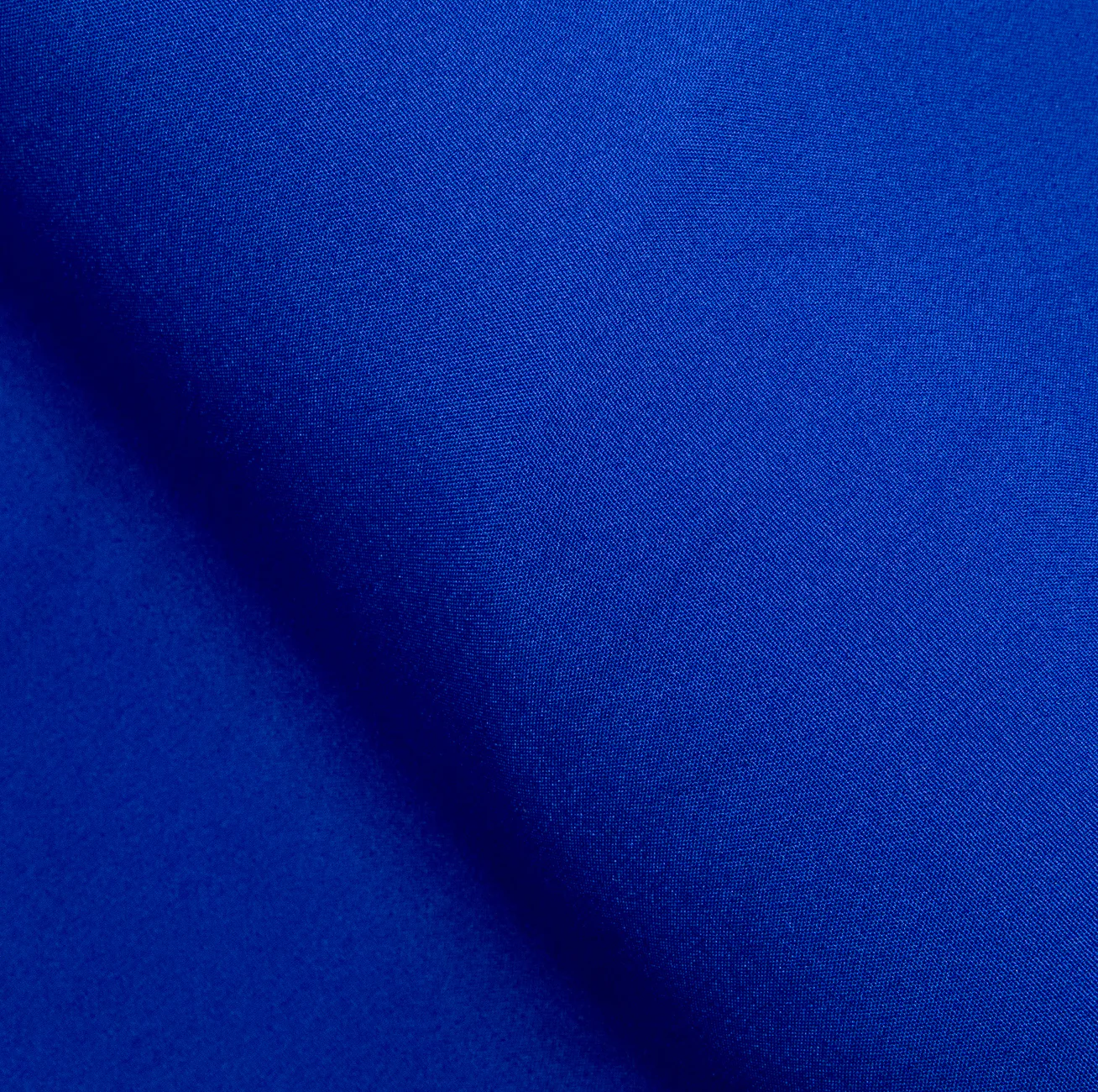 Klein Blue Solid Woven Men's Long Sleeve Shirt