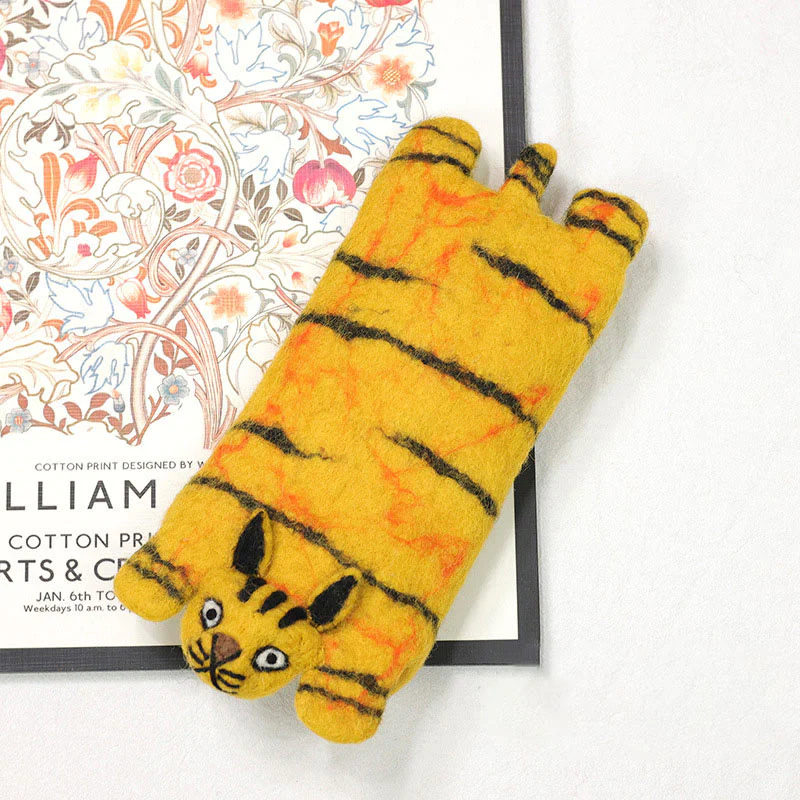 Wool Felt Phone Bag For Women Cute Animal Crossbody Bag