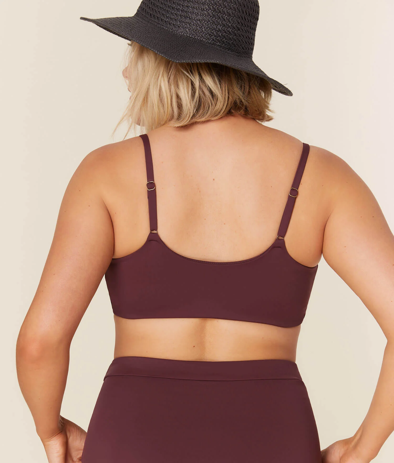 The Maui Top - Eco Nylon - Cacao