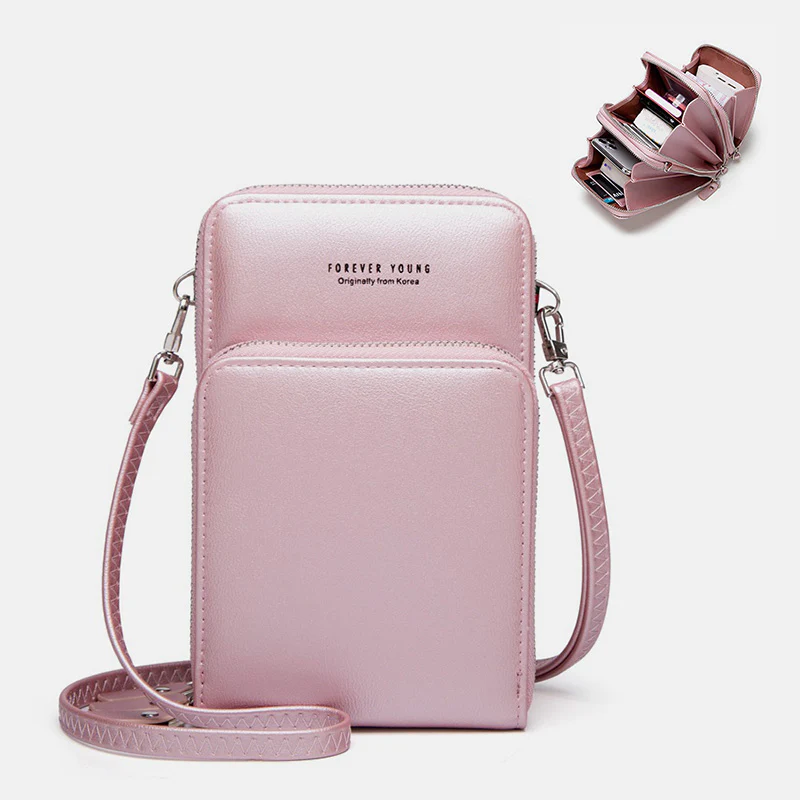 Large Capacity Multi-Slot Crossbody Phone Bag
