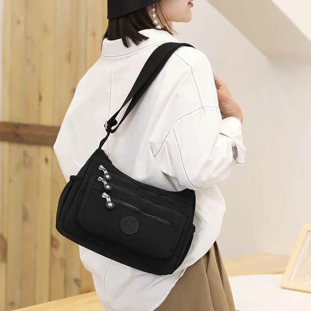 Multi-Pocket LargeCapacity Waterproof Casual CrossbodyBag