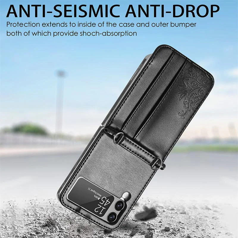 Samsung Galaxy Z Flip 3 Phone Case Crossbody Phone Bag Wallet