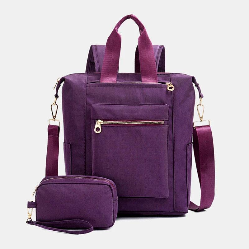 Waterproof Large Capacity Crossbody Bag Backpack