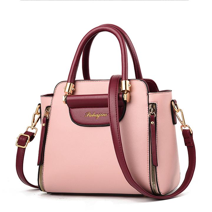 Elegant Top Handle Satchel Crossbody Bag