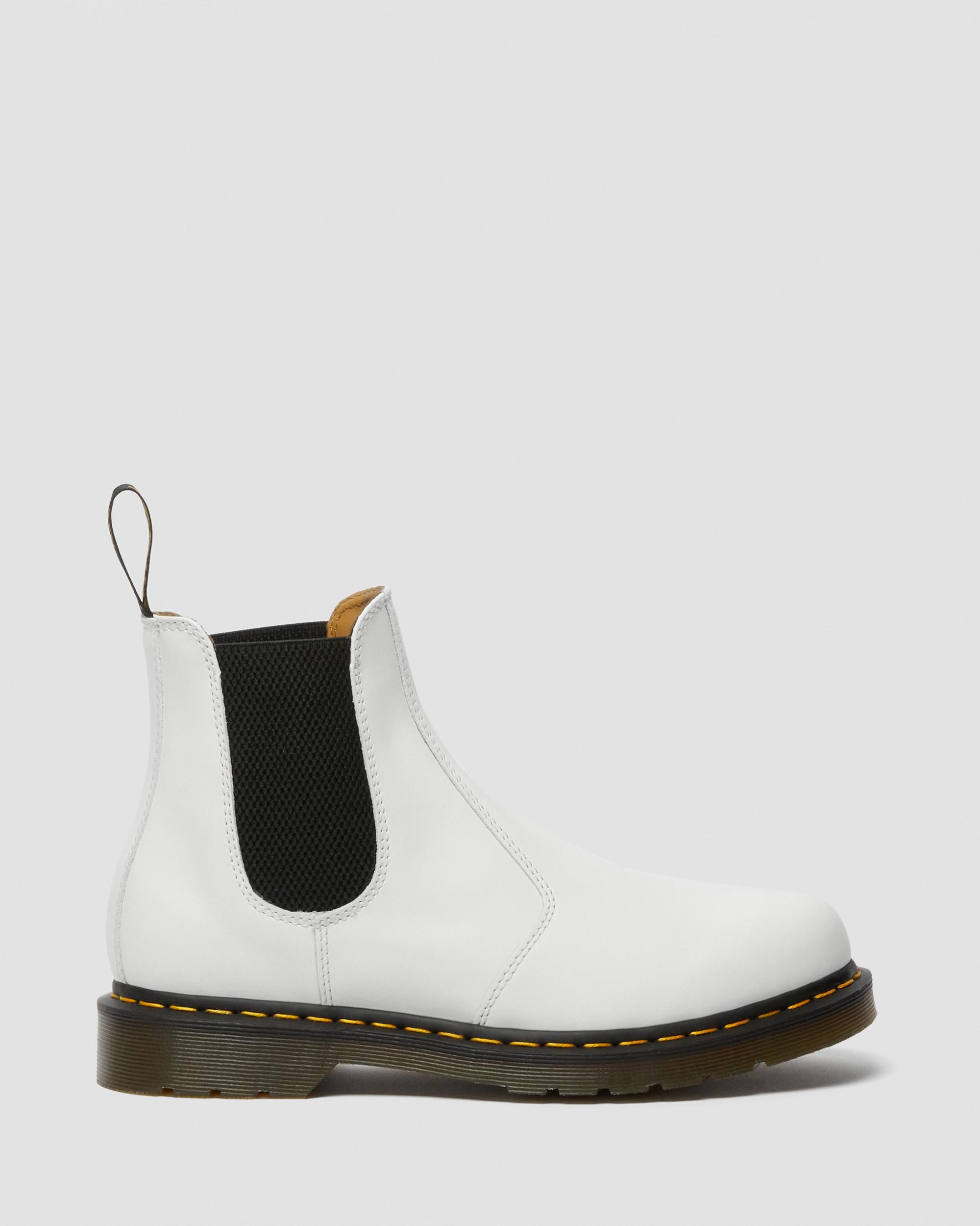 2976 Yellow Stitch Smooth Leather Chelsea Boots