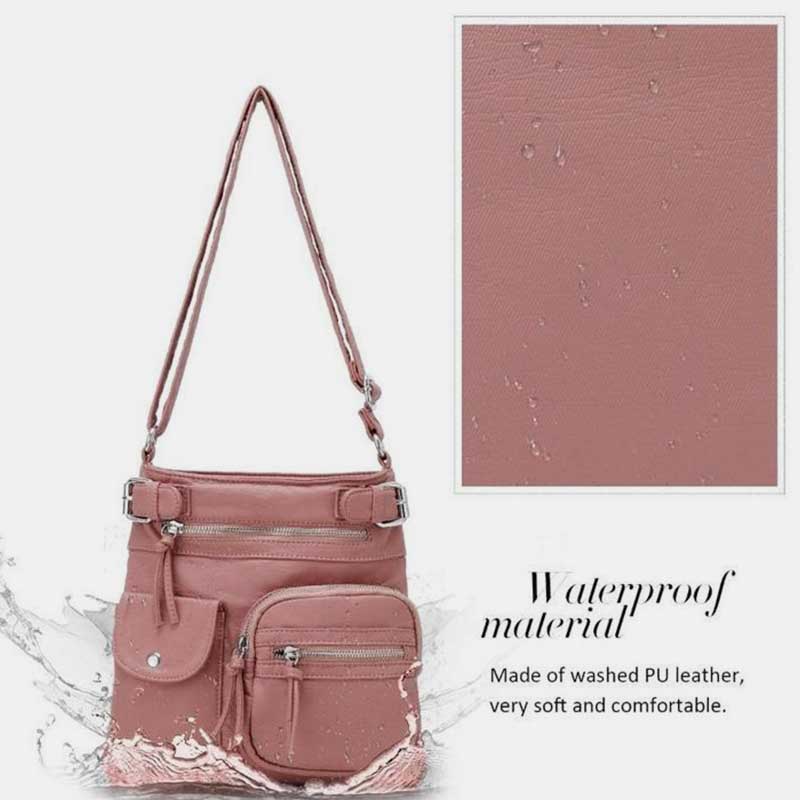 Large-Capacity Waterproof Crossbody Bag