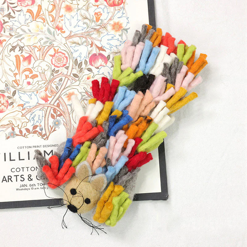 Wool Felt Phone Bag For Women Cute Animal Crossbody Bag