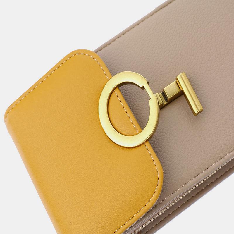 LargeCapacity Multi-Pocket Solid Phone Bag