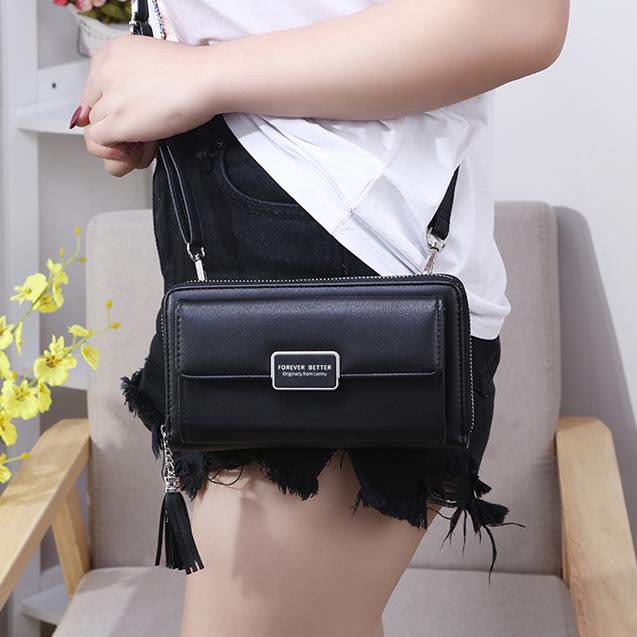 High Capacity Multi-Slot Crossbody Phone Bag