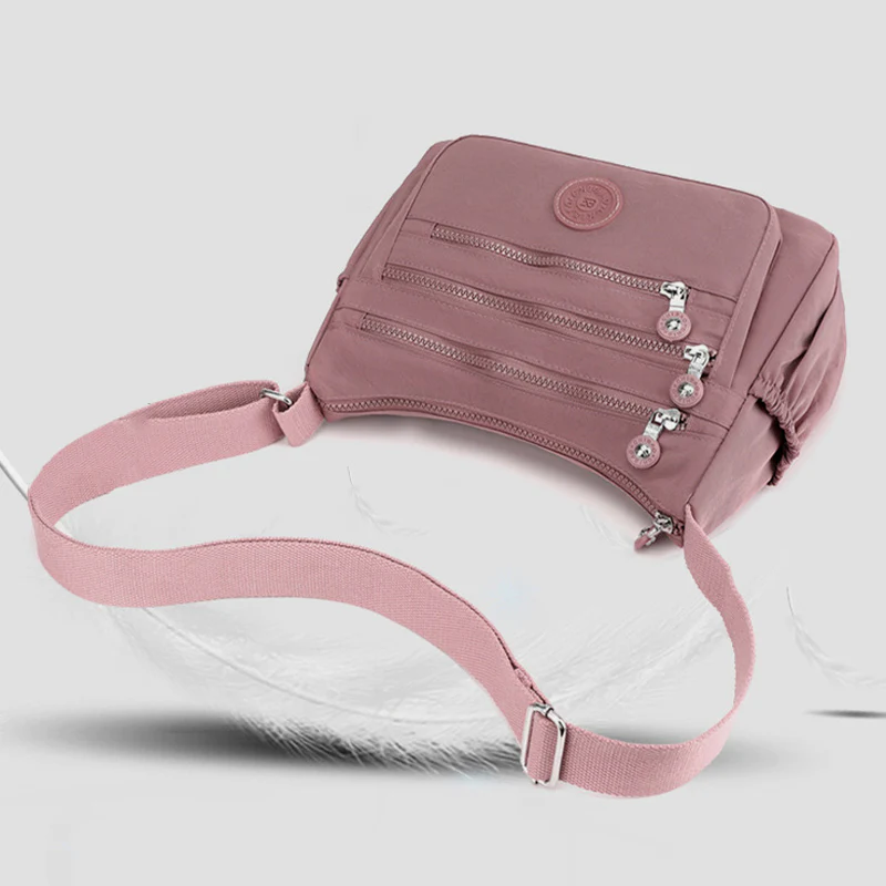 Multi-Pocket LargeCapacity Waterproof Casual CrossbodyBag