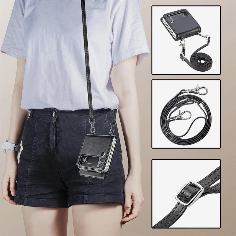Samsung Galaxy Z Flip 3 Phone Case Crossbody Phone Bag Wallet