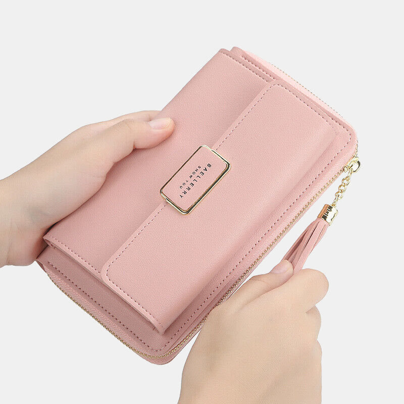 High Capacity Multi-Slot Crossbody Phone Bag