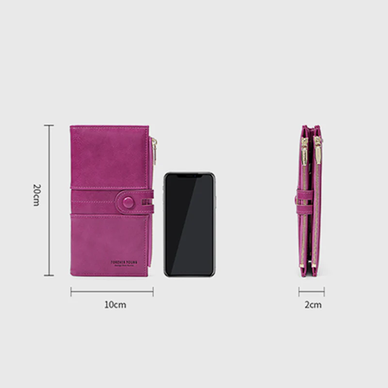 Multi-Slot Elegant Card Holder Long Wallet