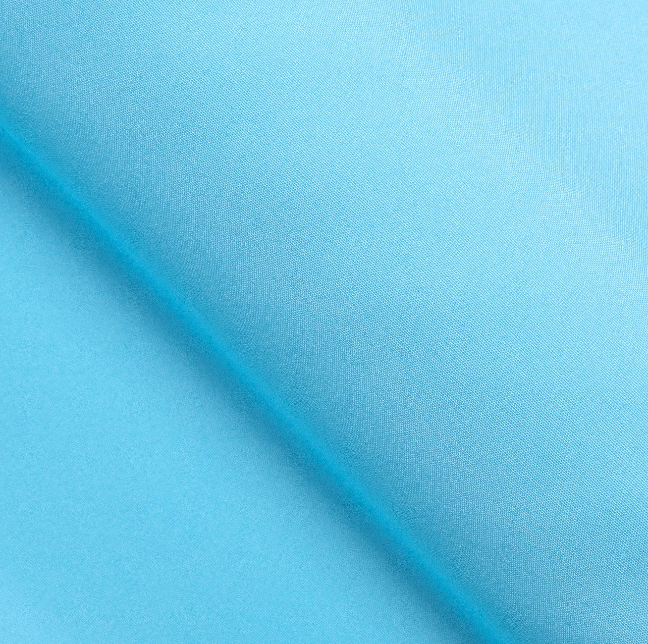 Baby Blue Solid Woven Men's Long Sleeve Shirt