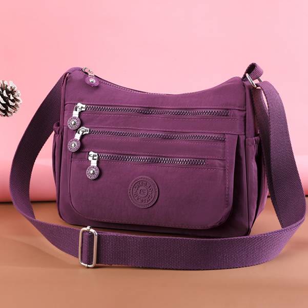 Multi-Pocket LargeCapacity Waterproof Casual CrossbodyBag