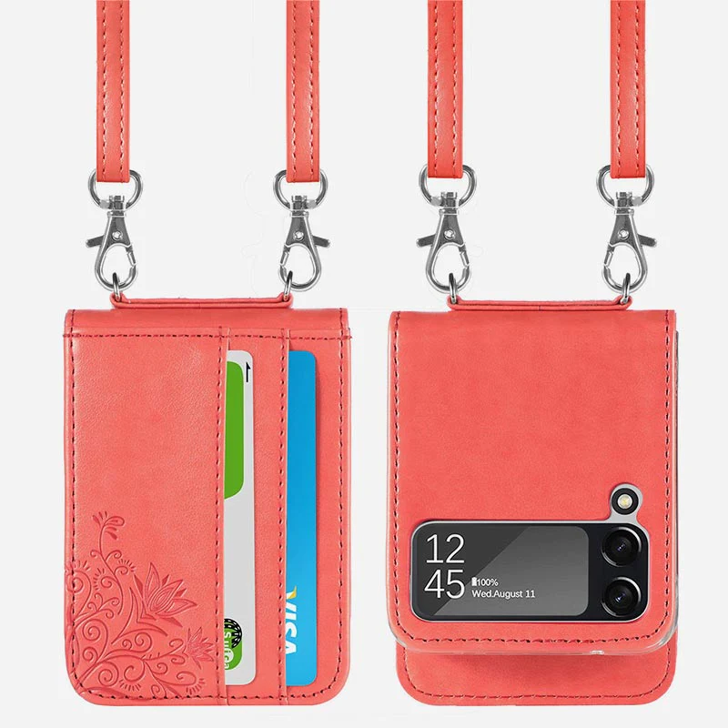 Samsung Galaxy Z Flip 3 Phone Case Crossbody Phone Bag Wallet