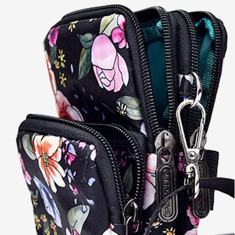 Lightweight Mini Shoulder Bag Women Purse Floral Crossbody Wallet Phone Bag