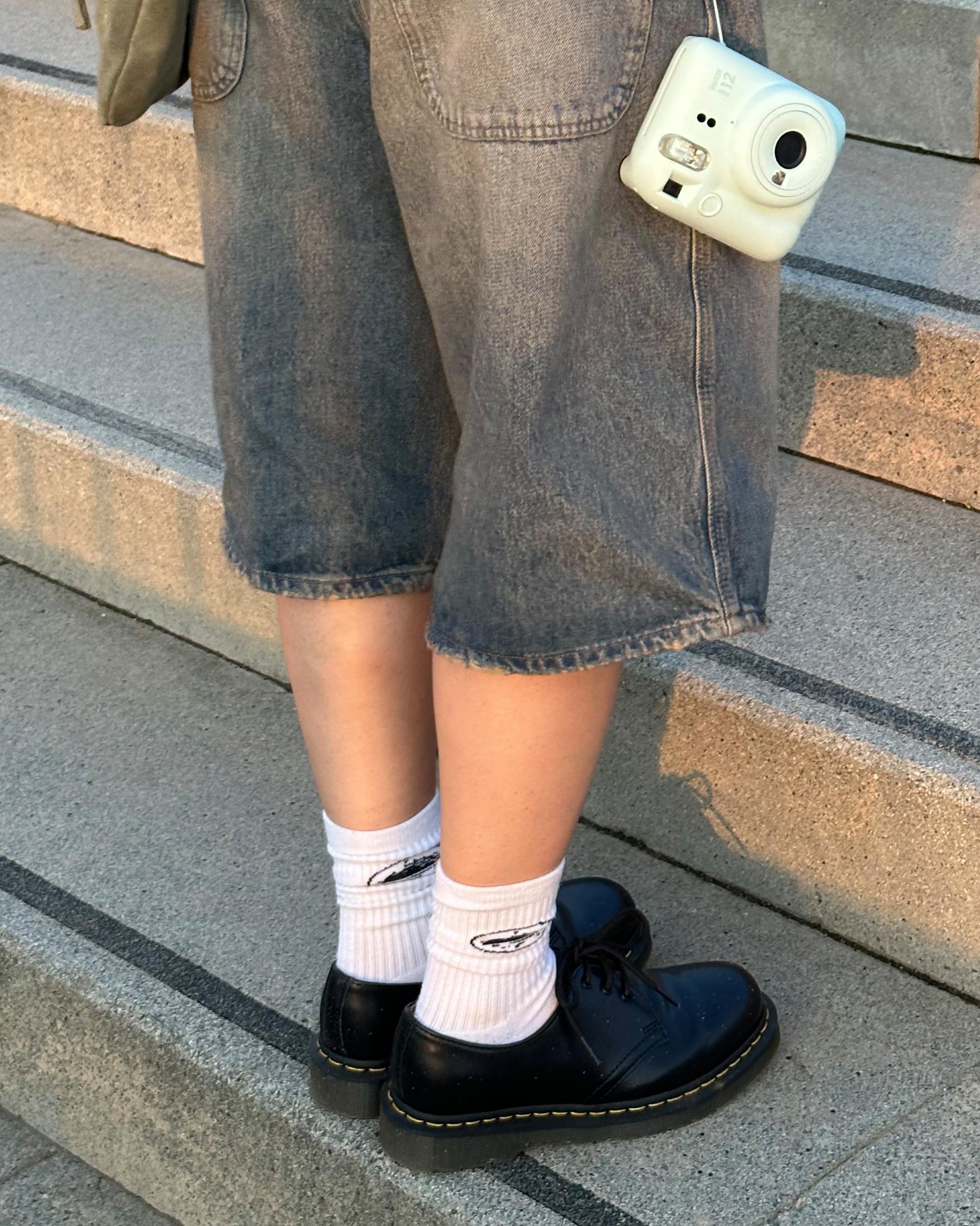 1461 Yellow Stitch Leather Oxford Shoes