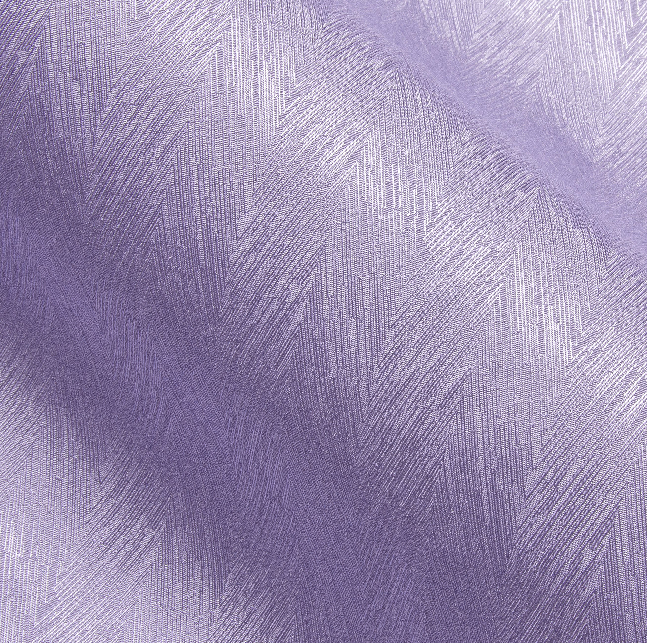 Light Purple Solid Woven Silk Men's Long Sleeve Shirt