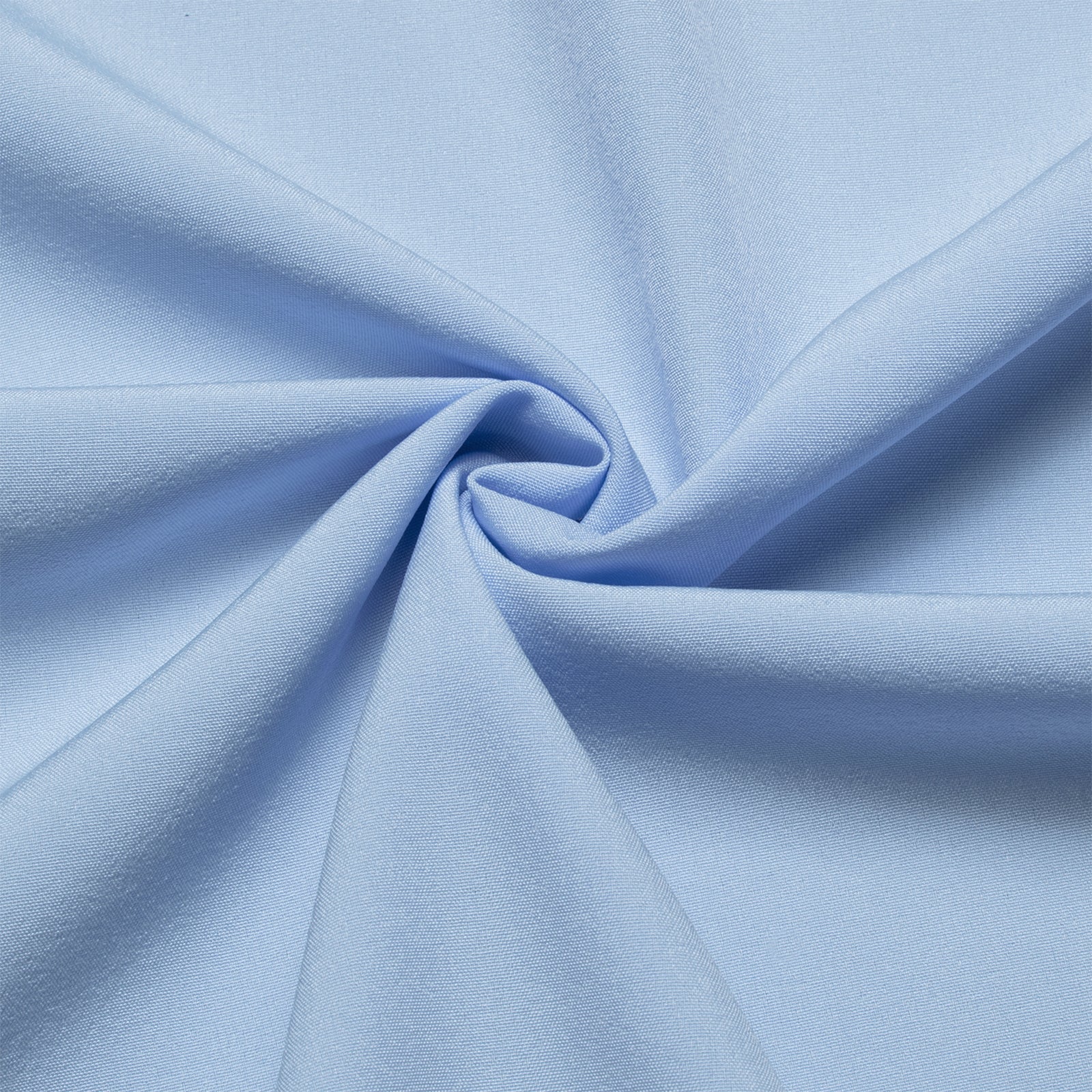 Sky Blue Cotton Solid Silk Men's Short Sleeve Shirt