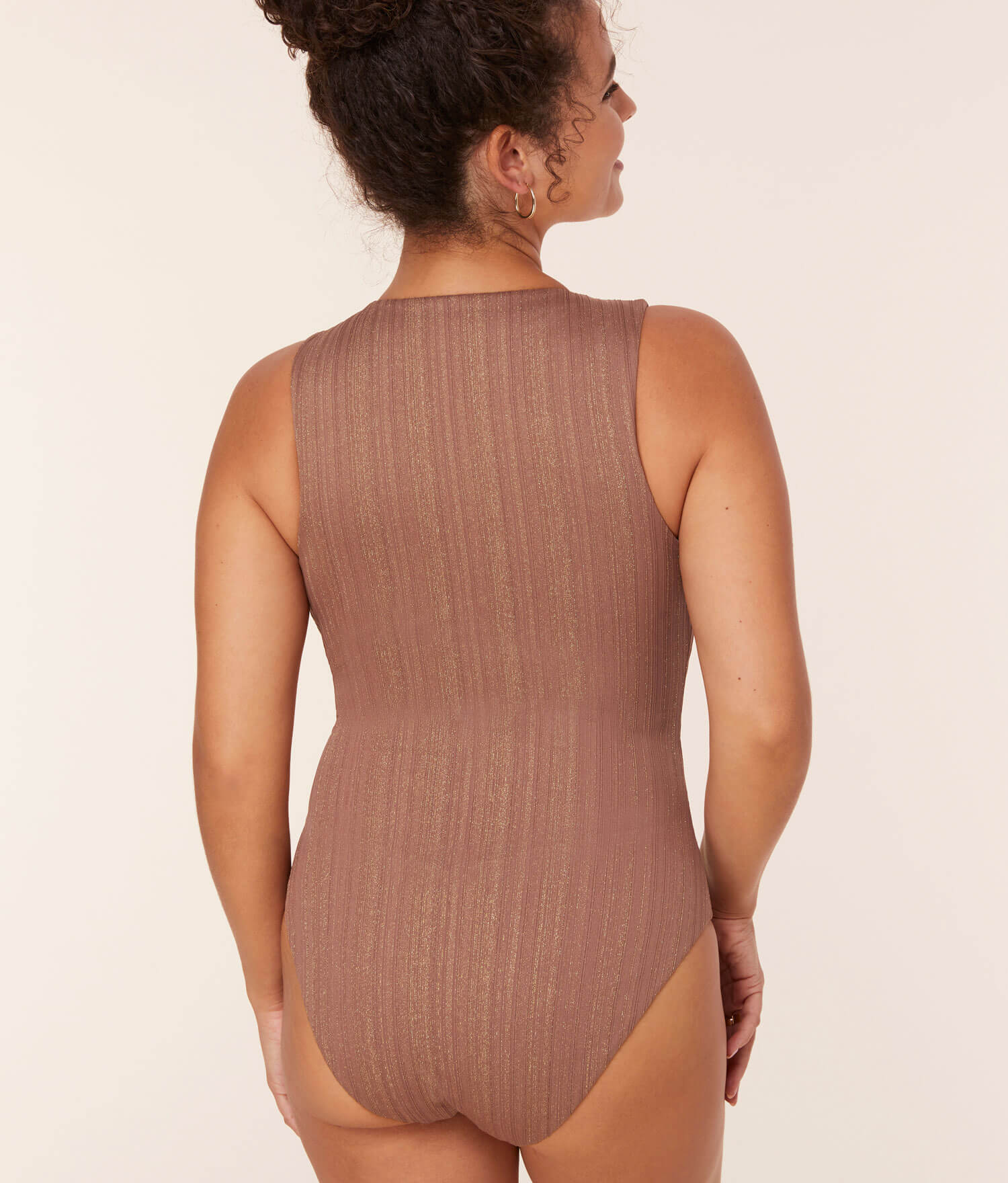 The Oahu One Piece - Sparkle - Latte - Classic