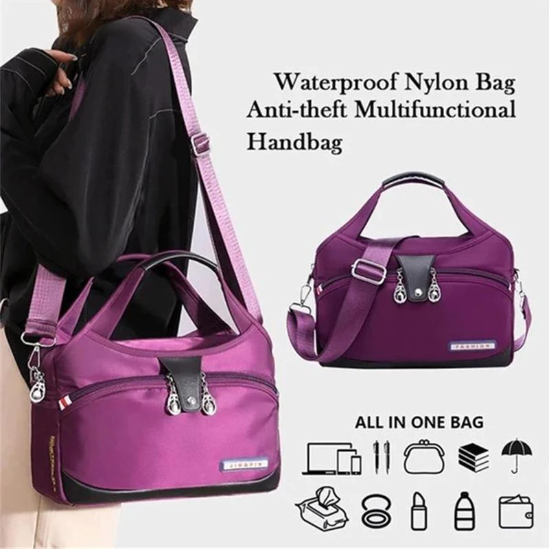 Waterproof Nylon Bag Anti-theft Multifunctional Handbag