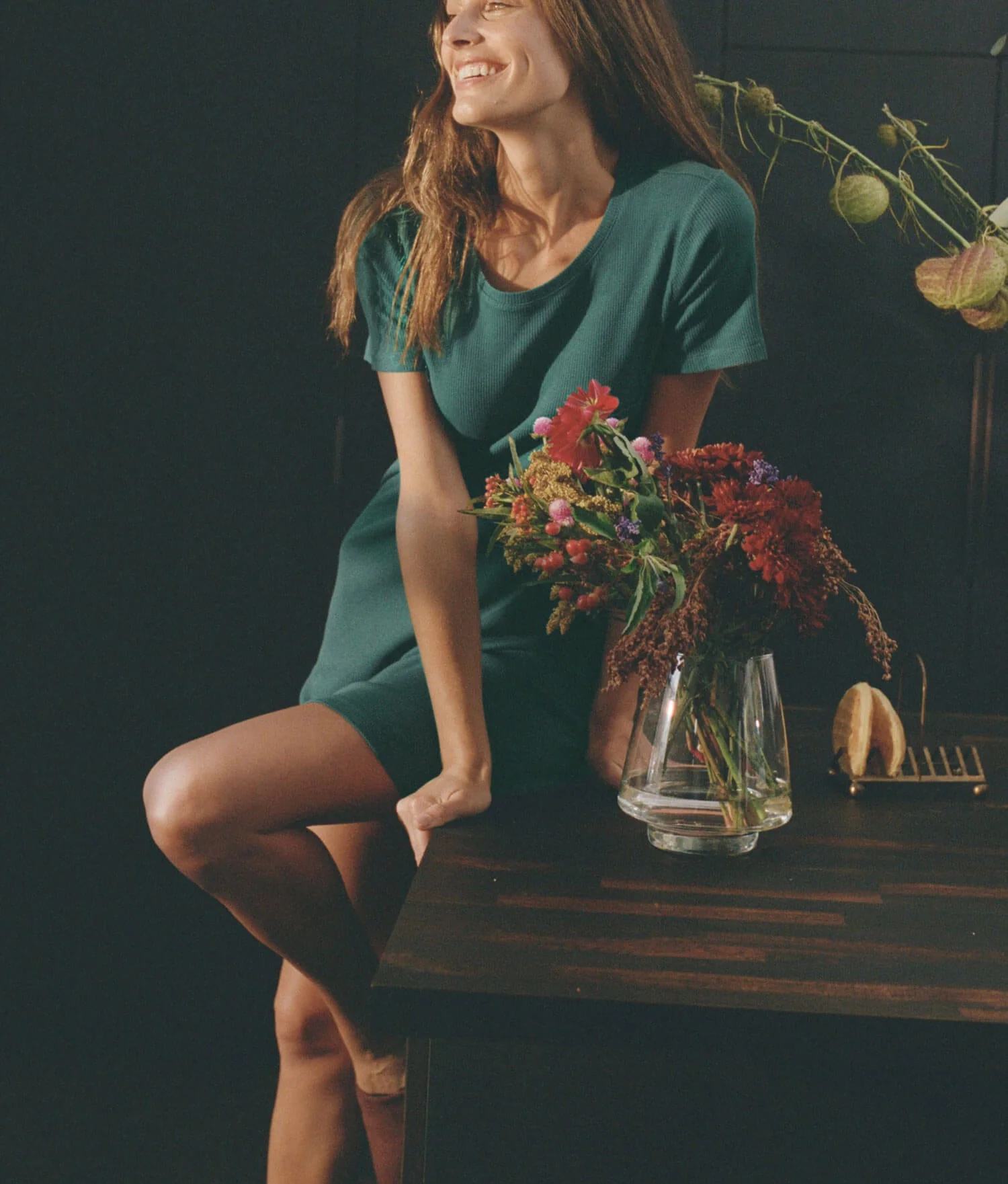 The Sleep Tee - Waffle - Fern