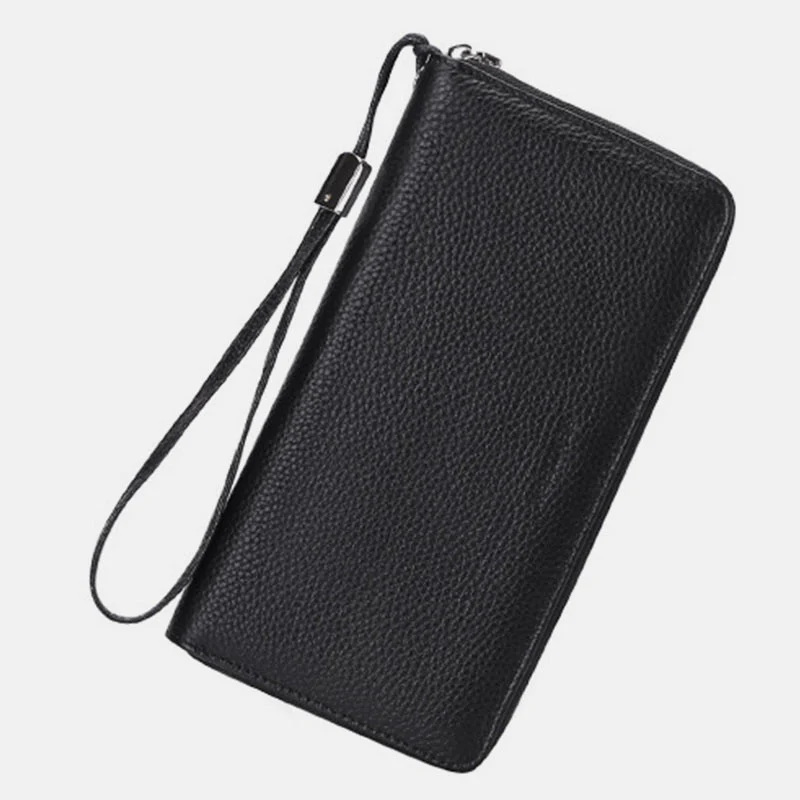 RFID Genuine Leather Large Capacity Wallet