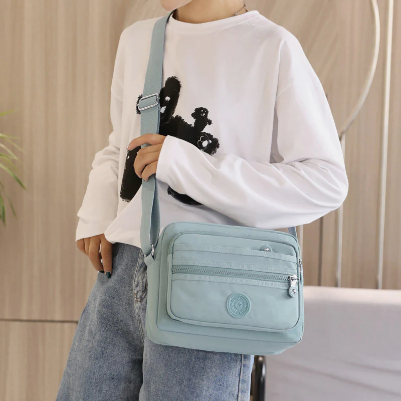Multi-Pocket LightlyDesign Casual CrossbodyBag